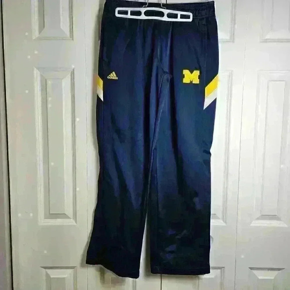 Adidas Track Pants Men's 40 M/L Michigan - Picture 1 of 7